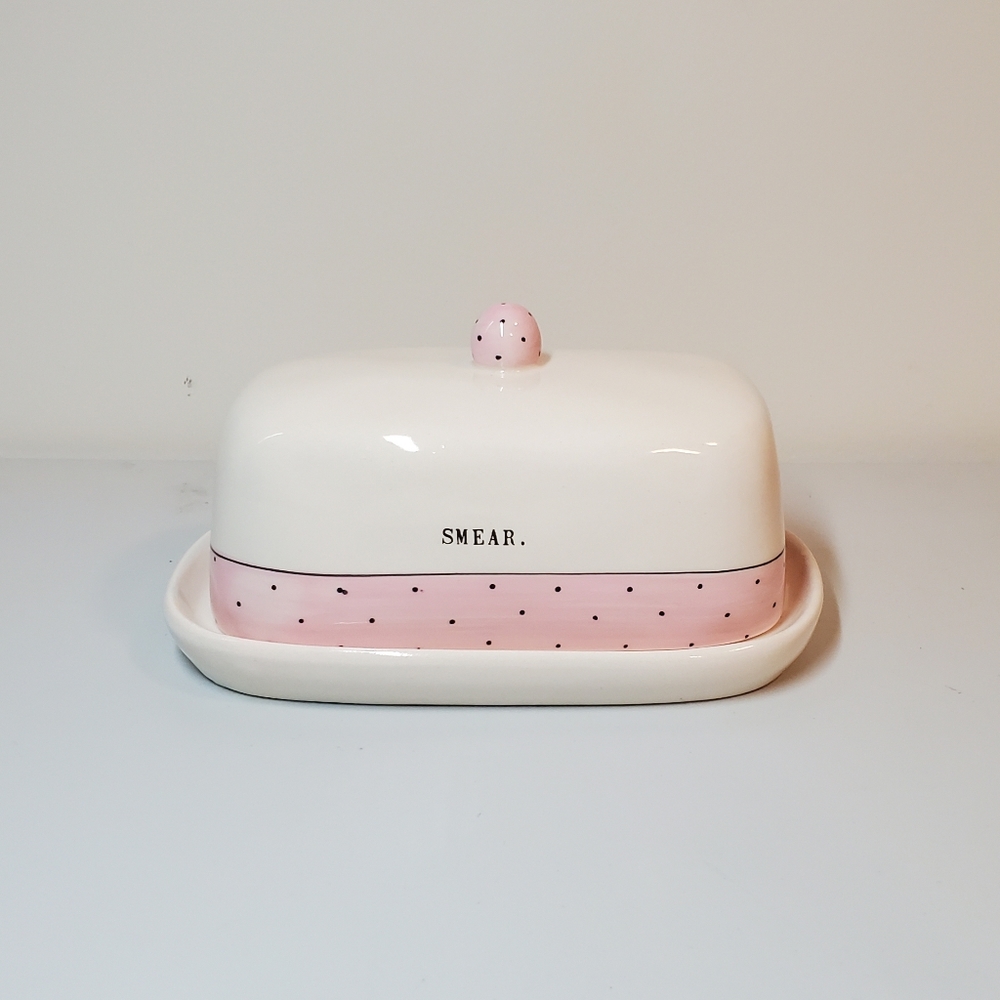 Rae Dunn Smear Butter Dish